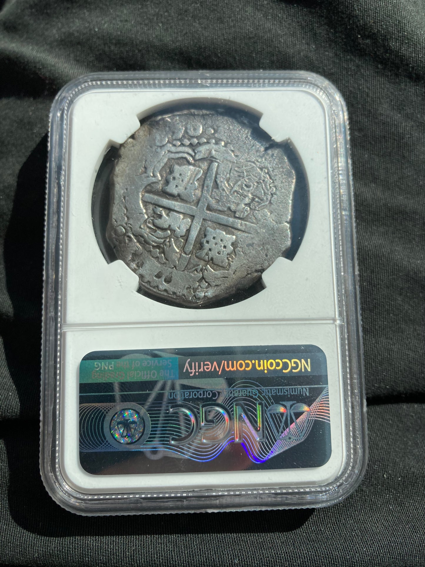 Ship wreck Bolivia 1600s coin NGC
