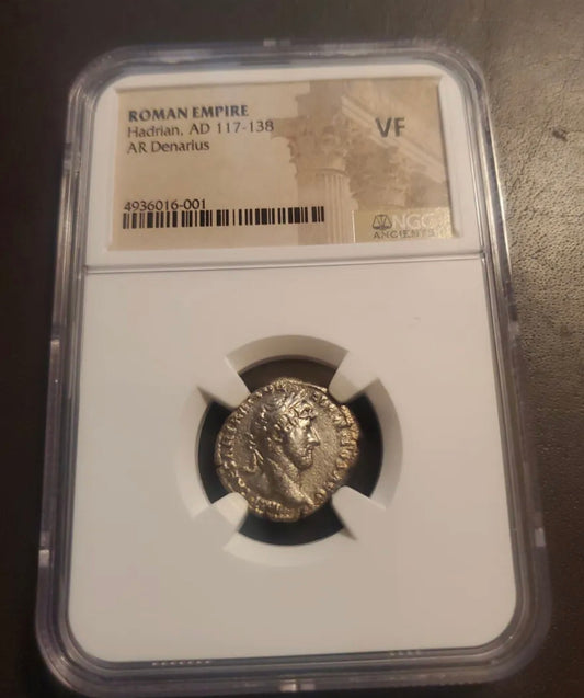 Roman Coin Hardian 117 AD
